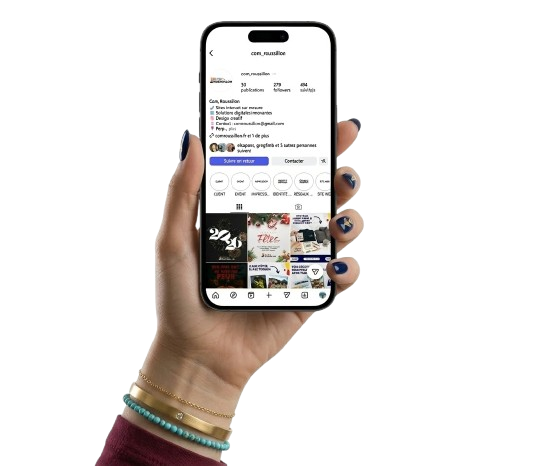 Mockup réseaux sociaux